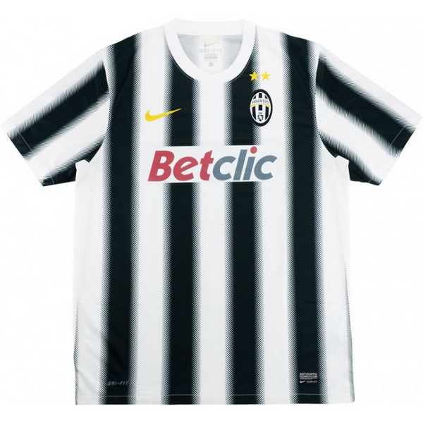 Tailandia Camiseta Juventus 1st Retro 2011 2012 Negro Blanco